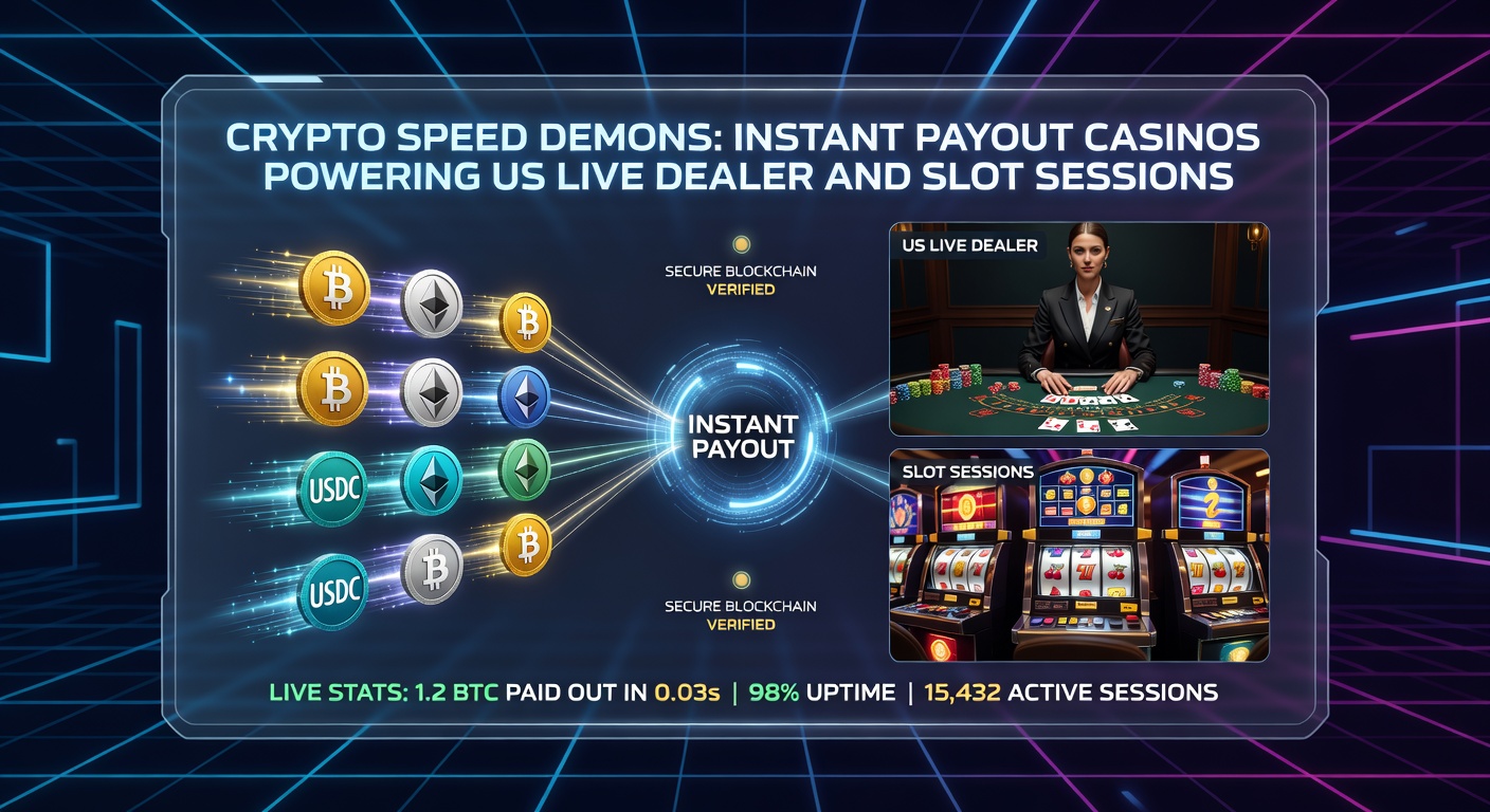 Close-up of a mobile screen displaying instant crypto withdrawals during a live blackjack game alongside spinning slot symbols