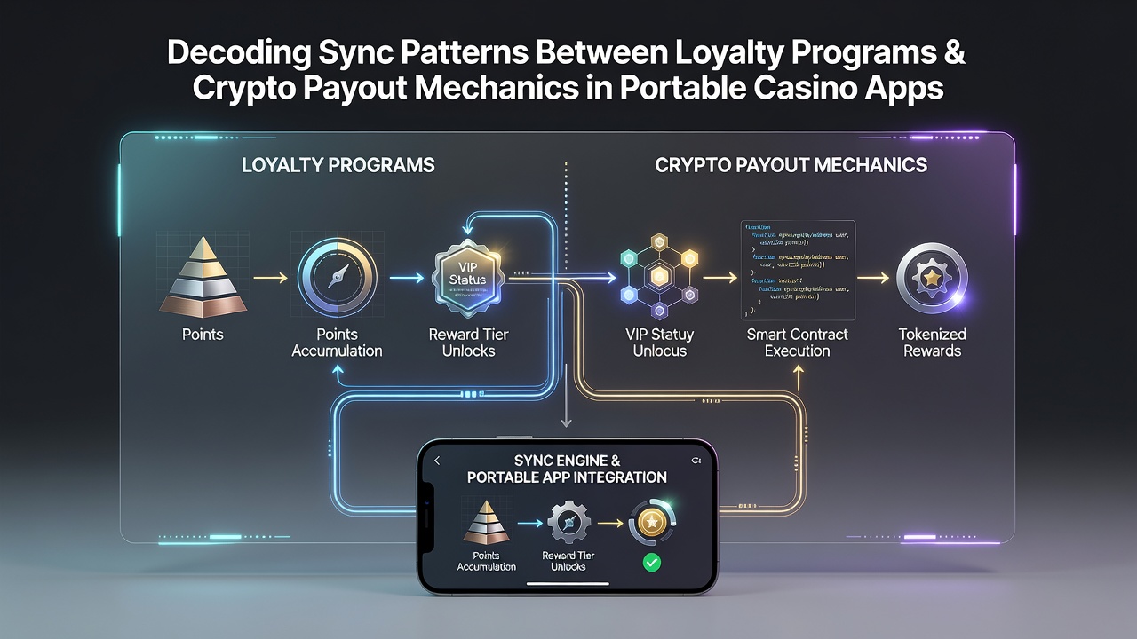 Diagram showing data flow between loyalty tiers and crypto wallet integrations in gaming apps