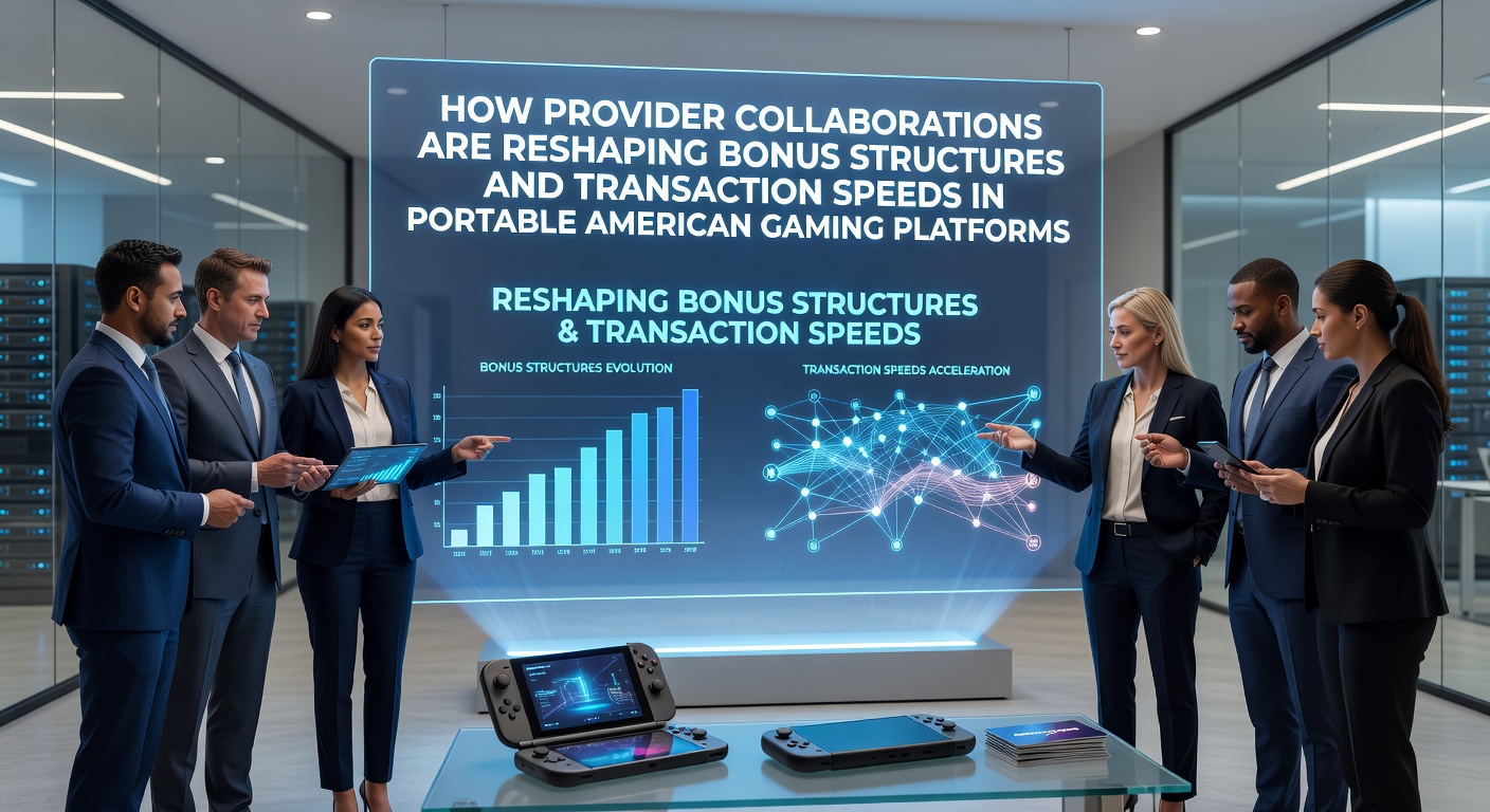 Mobile gaming interface showing collaborative bonus offers and instant transaction confirmations on portable American platforms