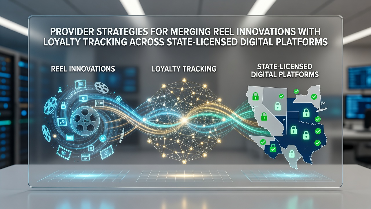 Digital platform interface showing integrated reel mechanics and player loyalty metrics on a state-licensed gaming site